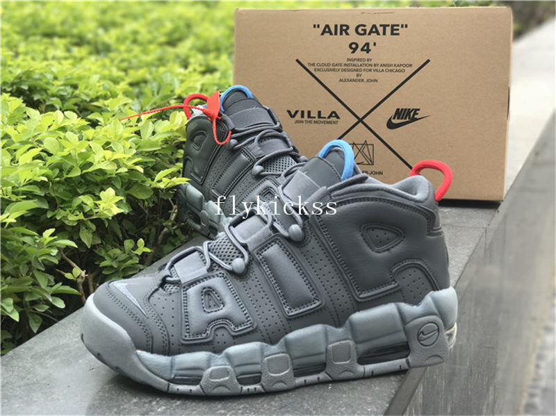 Villa x Alexande x Nike Air More Uptempo Deep Grey